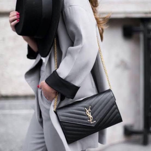 Black leather crossbody - Picture 3 of 3